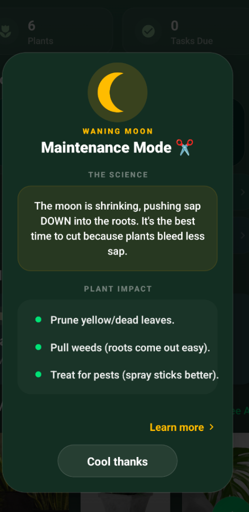 Lunar Guide Interface